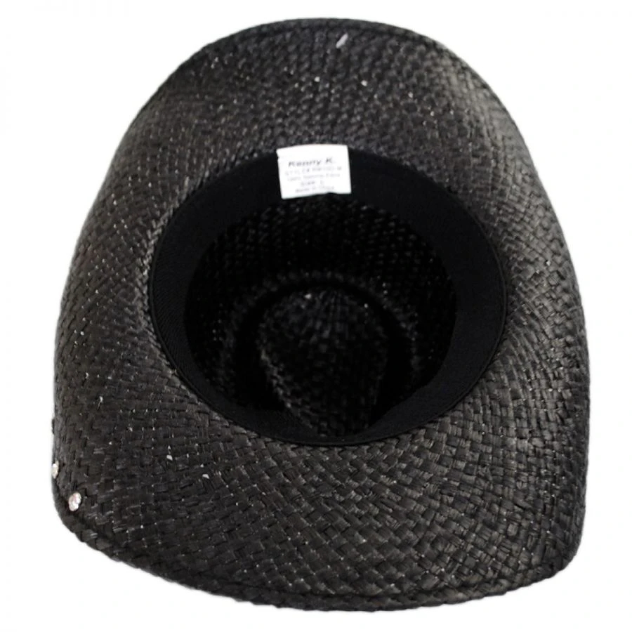 Rhinestone Raffia Straw Western Hat 5 Rhinestone Raffia Straw Western Hat - Image 3
