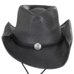 Scala Chincord Toyo Straw Western Hat