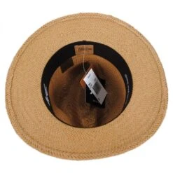 Bailey Kilgore Raindura Toyo Straw Fedora Hat -Fashion Hat Discount Store 282065