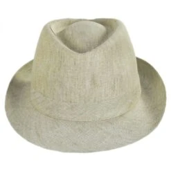 Stetson Linen Delave Trilby Fedora Hat
