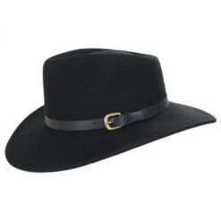 Melbourne Crushable Wool Felt Outback Hat -Fashion Hat Discount Store 289892
