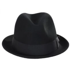 Milano Wool Felt Trilby Fedora Hat