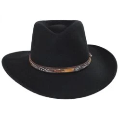 Stetson Linwood Crushable Wool Felt Outback Hat