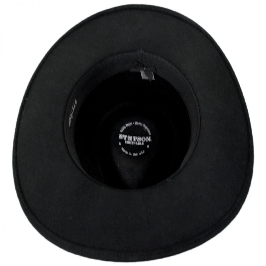 Stetson Linwood Crushable Wool Felt Outback Hat 5 Stetson Linwood Crushable Wool Felt Outback Hat - Image 3