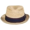 Golden Hill Raffia Straw Fedora Hat -Fashion Hat Discount Store 301973