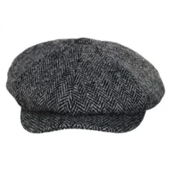 Harris Tweed Castlebay Wool Newsboy Cap