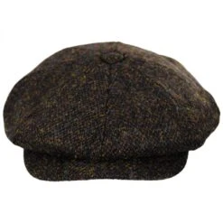 Harris Tweed Arnol Wool Newsboy Cap