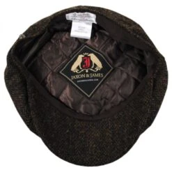 Harris Tweed Arnol Wool Newsboy Cap -Fashion Hat Discount Store 306361