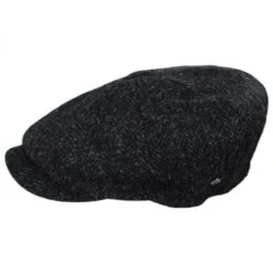 Harris Tweed Taransay Wool Newsboy Cap -Fashion Hat Discount Store 306403