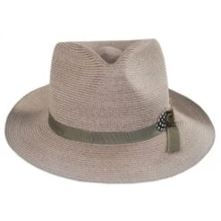 Aviator Hemp Straw Fedora Hat