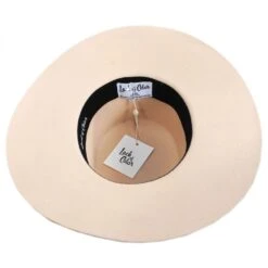 Sierra Wool Felt Boater Hat -Fashion Hat Discount Store 320478