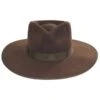 Wool Felt Rancher Fedora Hat - Coco -Fashion Hat Discount Store 320487