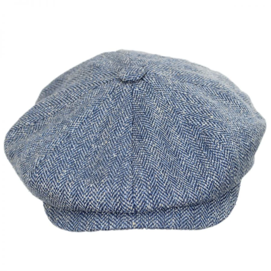 Stetson Herringbone Silk Newsboy Cap 3 Stetson Herringbone Silk Newsboy Cap