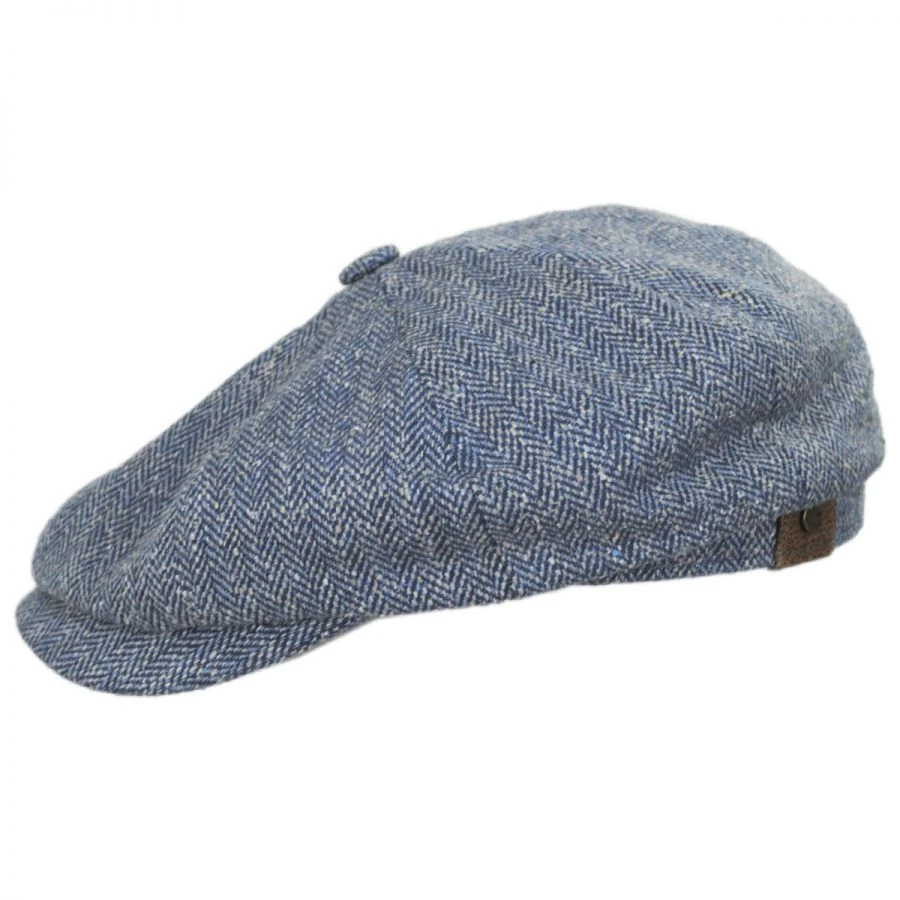 Stetson Herringbone Silk Newsboy Cap 4 Stetson Herringbone Silk Newsboy Cap - Image 2