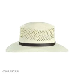 Stetson Digger Shantung Straw Outback Hat -Fashion Hat Discount Store 32276