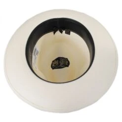 Center Pinch Shantung Straw Fedora Hat -Fashion Hat Discount Store 322765