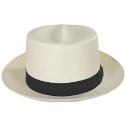 Optimo Shantung Straw Fedora Hat