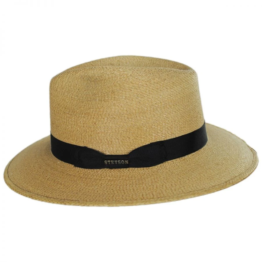 Stetson Trailhead Palm Straw Fedora Hat 4 Stetson Trailhead Palm Straw Fedora Hat - Image 2