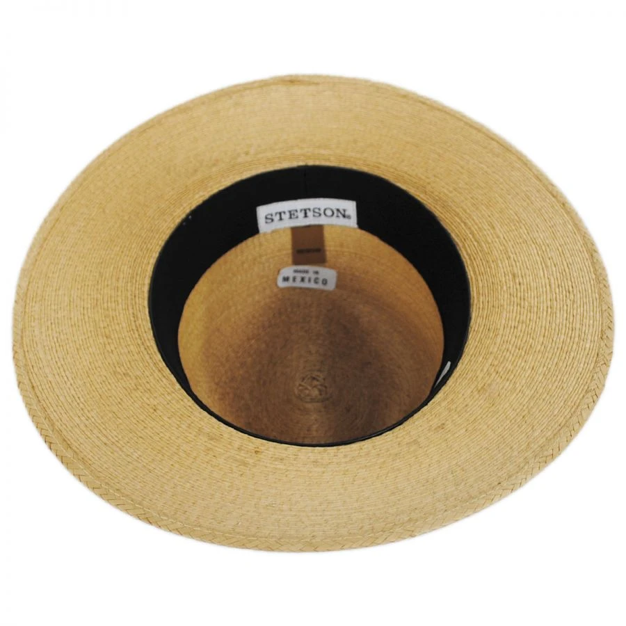 Stetson Trailhead Palm Straw Fedora Hat 5 Stetson Trailhead Palm Straw Fedora Hat - Image 3