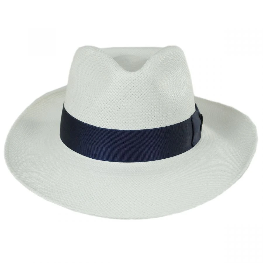 Santorini Panama Straw Fedora Hat 3 Santorini Panama Straw Fedora Hat