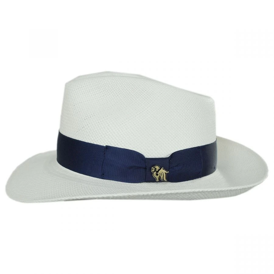 Santorini Panama Straw Fedora Hat 4 Santorini Panama Straw Fedora Hat - Image 2