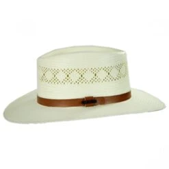Stetson Brentwood Shantung Straw Gambler Hat -Fashion Hat Discount Store 329550