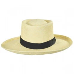 Scala Panama Straw Gambler Hat