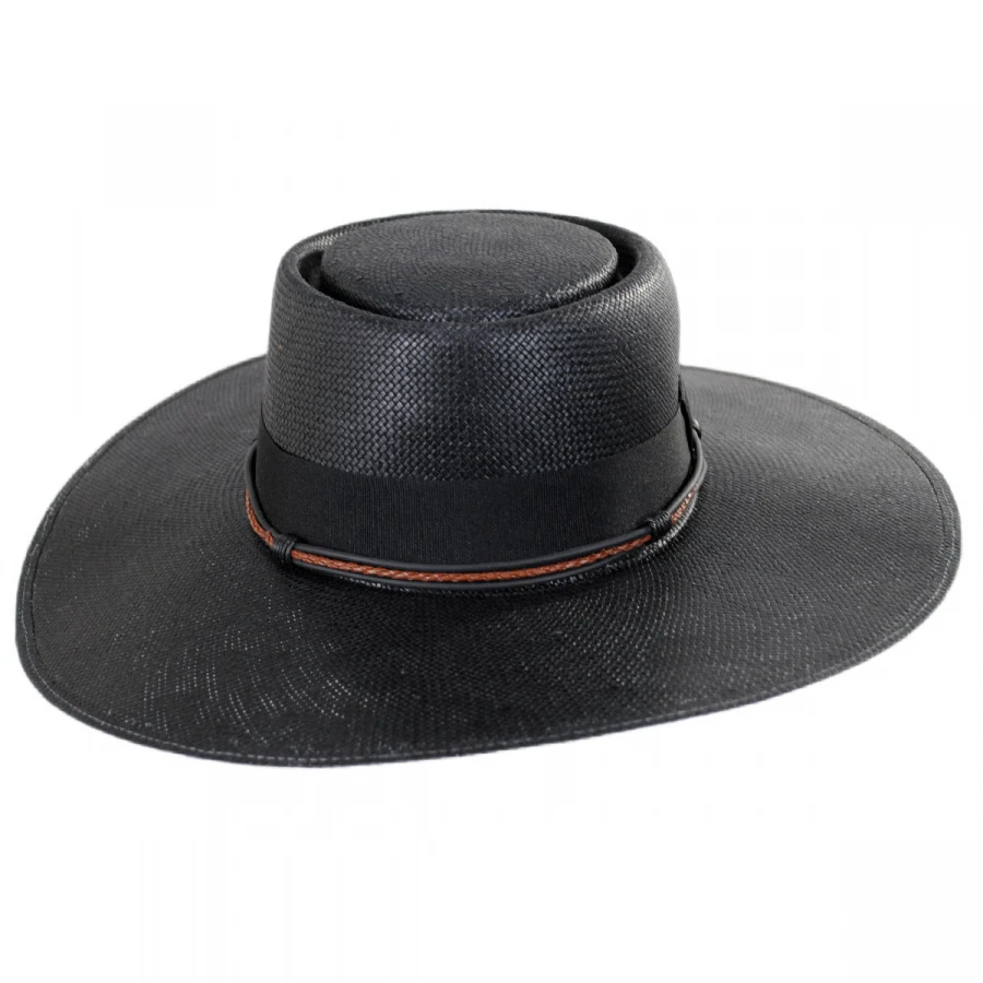Bohemian Toyo Straw Gaucho Hat 3 Bohemian Toyo Straw Gaucho Hat