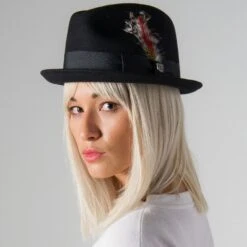 Gain Wool Felt Fedora Hat -Fashion Hat Discount Store 333726