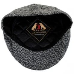Kinloch Harris Tweed Wool Ivy Cap -Fashion Hat Discount Store 333860