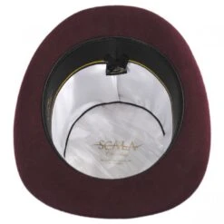 Scala Wool Felt Top Hat 7 Scala Wool Felt Top Hat -Fashion Hat Discount Store 337227