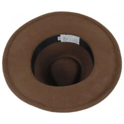 Leather Band Wool Felt Fedora Hat -Fashion Hat Discount Store 342431