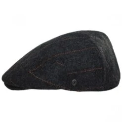 Negroni Herringbone Plaid Wool Blend Ivy Cap -Fashion Hat Discount Store 343997