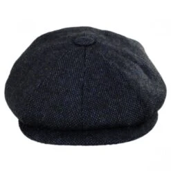 Collins Nailhead Wool Blend Newsboy Cap