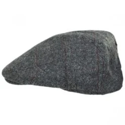 Cosmo Herringbone Plaid Wool Blend Ivy Cap -Fashion Hat Discount Store 344177