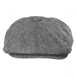 Marl Tweed Wool Blend Newsboy Cap