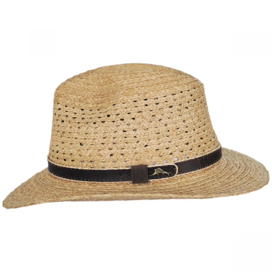 Tommy Bahama Inagua Raffia Straw Safari Fedora Hat 4 Tommy Bahama Inagua Raffia Straw Safari Fedora Hat - Image 2
