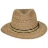 Tommy Bahama Navagio Raffia Straw Safari Fedora Hat -Fashion Hat Discount Store 354846