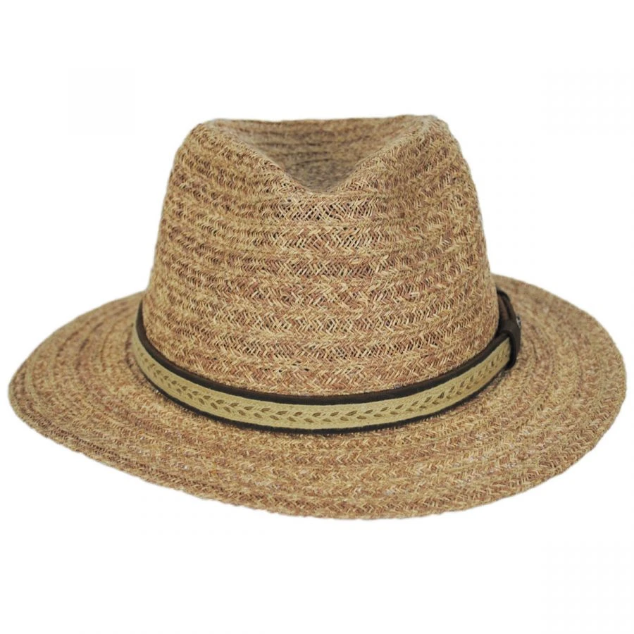 Tommy Bahama Navagio Raffia Straw Safari Fedora Hat 3 Tommy Bahama Navagio Raffia Straw Safari Fedora Hat