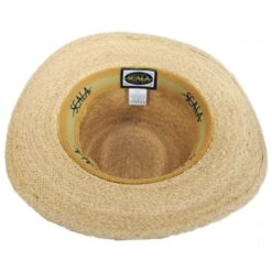 Scala Global Raffia Straw Outback Fedora Hat 7 Scala Global Raffia Straw Outback Fedora Hat -Fashion Hat Discount Store 354950