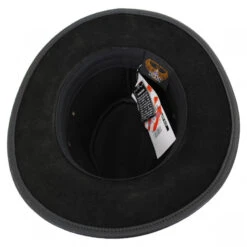 Leather Safari Fedora Hat -Fashion Hat Discount Store 368849