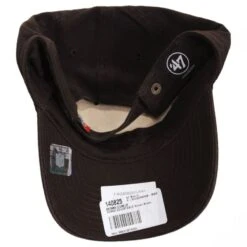 '47 BRAND Cleveland Browns NFL Clean Up Strapback Baseball Cap Dad Hat - Brown -Fashion Hat Discount Store 375950