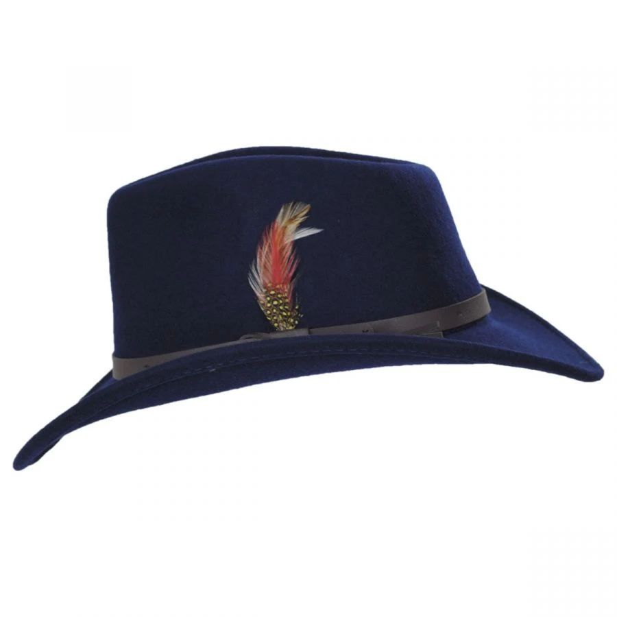 Scala Dakota Wool Crushable Outback Hat 4 Scala Dakota Wool Crushable Outback Hat - Image 2