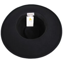 Joanna Packable Wool Felt Fedora Hat - Black -Fashion Hat Discount Store 381023