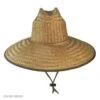 Palm Leaf Straw Lifeguard Hat W/ Bound Brim -Fashion Hat Discount Store 3815