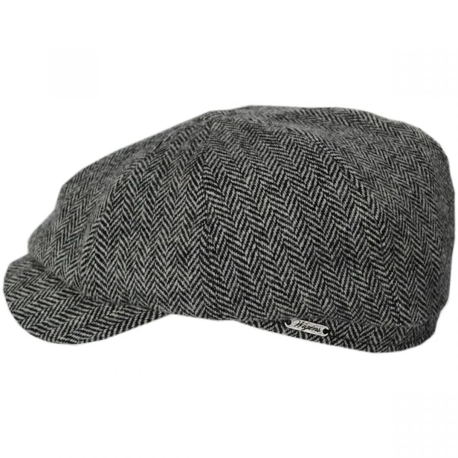 Classic Shetland Wool Herringbone Newsboy Cap 4 Classic Shetland Wool Herringbone Newsboy Cap - Image 2