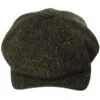 Magee Tweed Lambswool Newsboy Cap - Dark Green -Fashion Hat Discount Store 386355