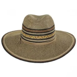 Scala Alento Braided Toyo Straw Fedora Hat