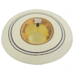 Chiron Wide Brim Bangora Straw Fedora Hat -Fashion Hat Discount Store 393809