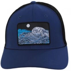 Sunday Afternoons Crashing Wave Patch Trucker Snapback Baseball Cap
